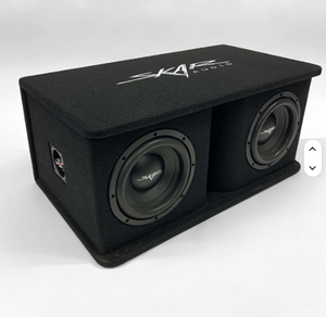 NUEVO Subwoofer SDR Doble de 8 Pulgadas y 1400W con Caja Acústica - Product Image 1