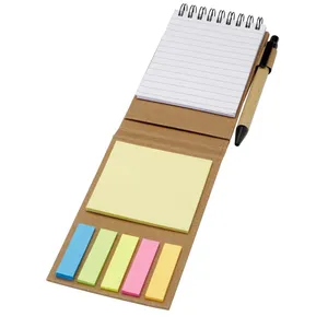 Flipper Promotional Memo <b>Pad</b> with Adhesive Stickers and Black Ballpoint Pen Blocchetto - Product Image 1