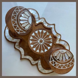 Caja de Recuerdos de Acrílico con Madreperla Árabe Clásica de Lujo, Elegante Accesorio para el Hogar y Regalos, Precio al por Mayor desde India - Product Image 2