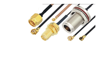 ETEILY Fabriqué en Inde Offre Spéciale connecteurs SMA (M) et BNC (M) à faible perte avec câble RG174 Antennes de communication moins chères