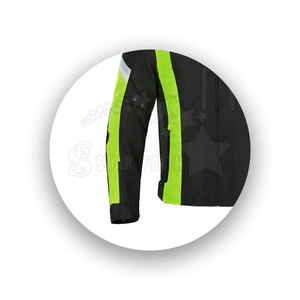 Professional Genuine Leather Motorcycle <b>Jacket</b> with Stand Collar Front Logo Eco-Friendly Breathable Design Customizable for Men - Product Image 2