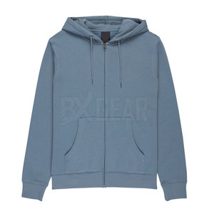 Sudaderas con cremallera para hombre hechas en poliéster y algodón con diseño personalizado sudaderas con cremallera ligeras de alta calidad para hombre - Product Image 1