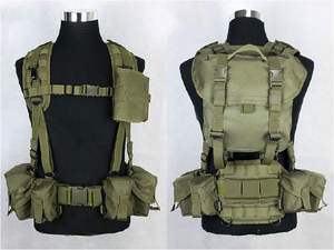 Custom Litai Tactical Outdoor Vest Groen Smersh Molle Zakjes Russische Heren Borst <span class=keywords><strong>Rig</strong></span> Tas Nylon Polyester Lichtgewicht - Product Image 3