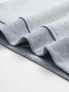 100% coton lourd surdimensionné vierge perdre ajustement col rond broderie personnalisée bouffée impression décontracté Top qualité hommes sweats à capuche - Product Image 5