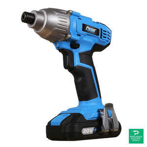 Pulsar Professional Grade 20-Volt Lithium-Ion Cordless 1/4 In. <b>Hex</b> Impact Driver 2 Ah Battery Charger LED <b>Light</b> 3-Year Warranty - Product Image 3