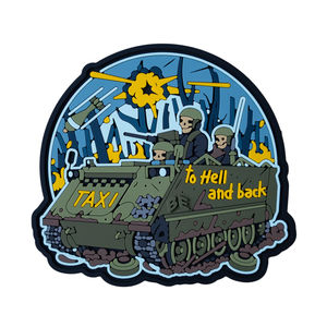 Parche de PVC 3D del Orgullo de Ucrania | Emblema de goma personalizado para sombreros y bolsos - Product Image 4