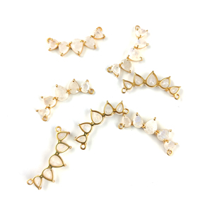 Rainbow <b>Moonstone</b> Pedant 925 Sterling Silver Pear Shape <b>Pendant</b> with Prong Set Gold Vermeil Rhodium Plated Third Party Certified - Product Image 4