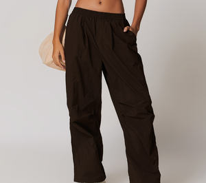 Ensemble pantalon deux pièces pour femmes grande taille, coupe ample, devant plat, hiver, en vrac pour femmes - Product Image 5