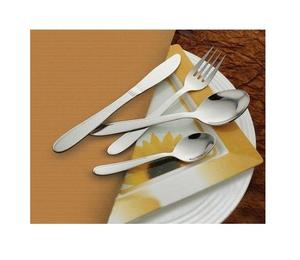 Utensilios de cocina Cubiertos Juego de cubiertos Vajilla Plata Acero inoxidable Regalo creativo Plata Personalizar Cubiertos de metal plateado - Product Image 6