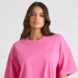 Women's 2026 New Crew <b>Neck</b> Loose Top Custom 100% Cotton Micro-Label Printed Winter Short Sleeve T-shirt Plus Size Vintage - Product Image 3