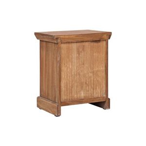 Chevet à 2 tiroirs en teck massif - Product Image 4