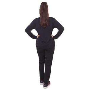 Logo impreso mujer invierno con capucha Fitness chándal conjuntos de 2 piezas diseño de logotipo personalizado al por mayor adultos Joggers - Product Image 4