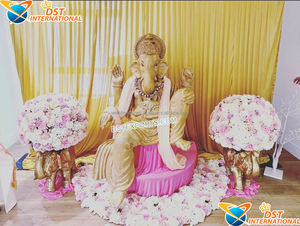 Estatua colorida de FRP Lord Radha Krishna, estatua de pie Radha Krishna de fibra de estilo tradicional - Product Image 4