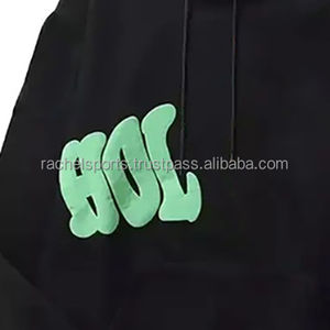 Sudadera con capucha sólida de diseñador Vintage de alta calidad para hombres con estampado personalizado bordado 100% algodón impermeable transpirable invierno - Product Image 6