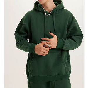 Automne épaissi sweat à capuche costume coton polyester velours anti-rétrécissement t-shirt écologique pour hommes - Product Image 1