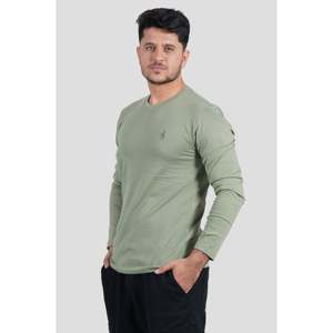 Chất Lượng Cao OEM Người Đàn Ông Của Mỏng Phù Hợp Với Biểu Tượng Tùy Chỉnh T-Shirt Với Đầy Đủ Tay Áo Polyester/Bông Nhanh Chóng Khô Dài Chiều Dài - Product Image 5