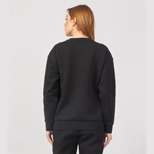 Vente en gros de vêtements pour femmes sweat-shirt personnalisé en polaire ras du cou sweat-shirts surdimensionnés à col rond pour femmes de haute qualité - Product Image 4