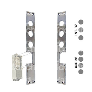 สัญญาณไฟฟ้าด้านหน้าเพื่อความปลอดภัยประตูรุ่น292269 247x35โครเมี่ยม - Product Image 1