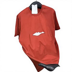 T-shirt Homme Grande Taille 100% Coton Imprimé Animal 300g Anti-boulochage Manches Courtes Col Rond Décontracté Respirant Écologique OEM ODM Personnalisé - Product Image 1