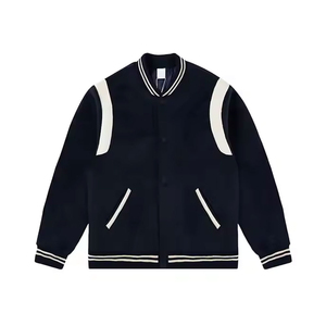 Vestes universitaires à la mode unisexe pour hommes et femmes col montant Winter Street Wear CollegeBaseballjacket pour hommes - Product Image 3