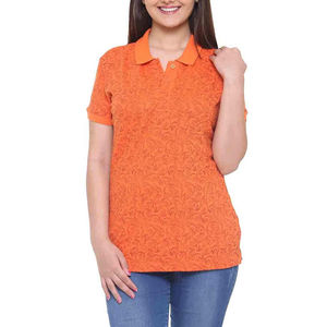 2025 nueva moda personalizada de alta calidad para mujer, camisas de manga corta transpirables para Golf para Polo, camisetas con logotipo impreso, informales para mujer - Product Image 1