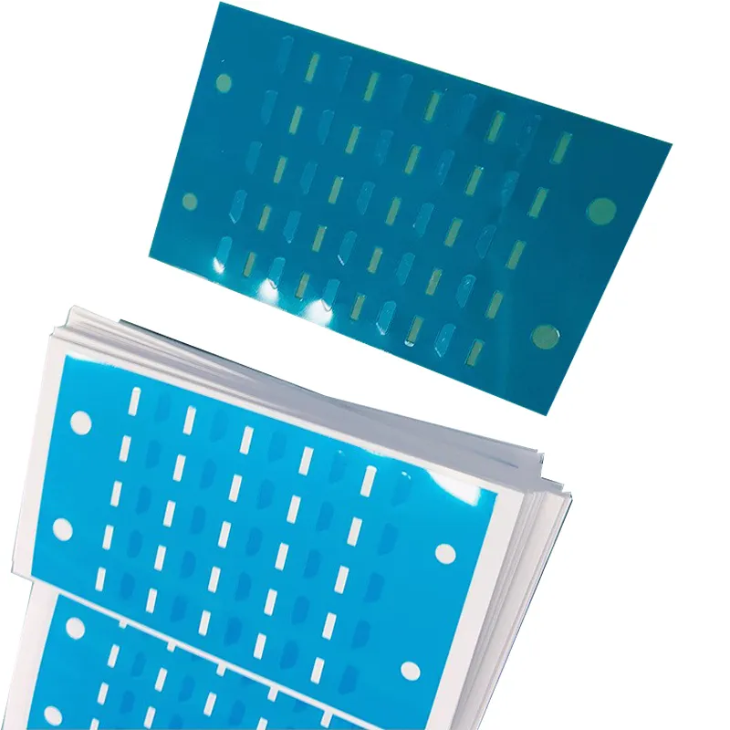 Su misura Die taglio doppio lato pellicola di carta adesiva per parti elettroniche di supporto adesivo