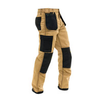 Pantalones de Trabajo para Hombre de Verano, de Alta Calidad, Ecológicos, Transpirables, de Secado Rápido, Antiencogimiento, Ligeros, de Algodón/Poliéster, Diseño de Cintura Media