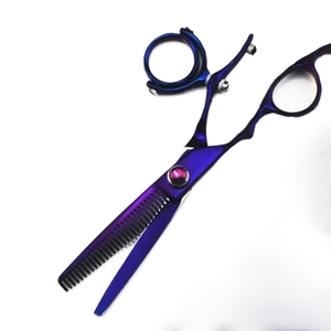 Tijeras de Corte de Pelo Rectas y Afiladas de 6 Pulgadas, con Rotación de 720 Grados, de Acero Inoxidable, para Diestros - Product Image 2