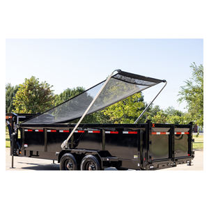 Remorque avec rampes de chargement coulissantes, conception de lit profond et bâche intégrée construite pour les entrepreneurs et les paysagistes - Product Image 2