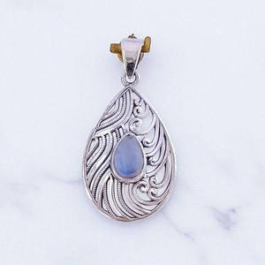 Colgante de piedras preciosas Encantadora piedra preciosa de Plata de Ley 925 con joyería hecha a mano única - Product Image 2