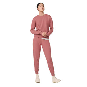 Respirant coupe ample recadrée sweat femmes printemps automne hiver nouveau 2025 durable à manches longues goutte épaule haut pull - Product Image 6