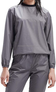 Venta caliente PVC Sauna Sweat Suit para entrenamiento en casa Niños Fitness Pérdida de peso-Top Ejercicio Gear - Product Image 3