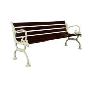 Outdoor cast iron & wooden garden <b>bench</b> for home hotel garden outside park seating patio <b>bench</b> outdoor and <b>indoor</b> furniture 2023 - Product Image 1