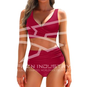 Conjunto de bikini de alta calidad para mujer, Push Up traje de baño, traje de baño de dos piezas, ropa de playa, proveedor OEM - Product Image 1