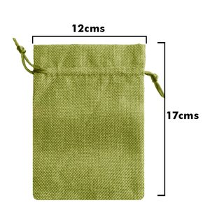 Petits sacs cadeaux sacs en toile de jute avec cordon de serrage sacs de jute réutilisables pour les faveurs de fête de mariage d'anniversaire, Halloween, OEM de Noël - Product Image 3