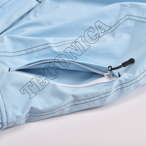 OEM de alta calidad logotipo personalizado calor a prueba de viento impermeable transpirable 100% poliéster Nylon elástico Wiest bolsillos duraderos - Product Image 4