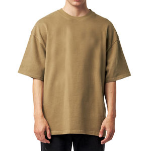 เสื้อยืดผ้าคอตตอนไซส์พิเศษสำหรับผู้ชายเสื้อดีไซน์ว่างเปล่าพิมพ์โลโก้ได้ตามต้องการสำหรับ100% - Product Image 2