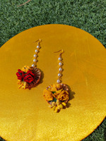 Bijoux ethniques traditionnels faits à la main, écologiques, floraux assortis, Maang Tikka, accessoires de mariée, accessoires de demoiselle d'honneur, pour Haldi et Mehndi