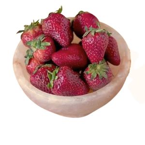 Cuenco para Servir Hecho a Mano con Sal de Roca del Himalaya Pura y Ecológica, Reutilizable y Fácil de Limpiar para Aperitivos, Bocadillos y Condimentos - Product Image 3