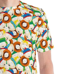 Camiseta de Hombre Sublimada, Venta Caliente, Diseño Estampado Informal, 100% Algodón, Corte Holgado, Logotipo/Color Personalizado al por Mayor - Product Image 5