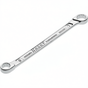 Llave de doble boca ergonómica Hazet de 12 puntos exteriores con cabezales desviados y perfil de tracción para un agarre cómodo - Product Image 3