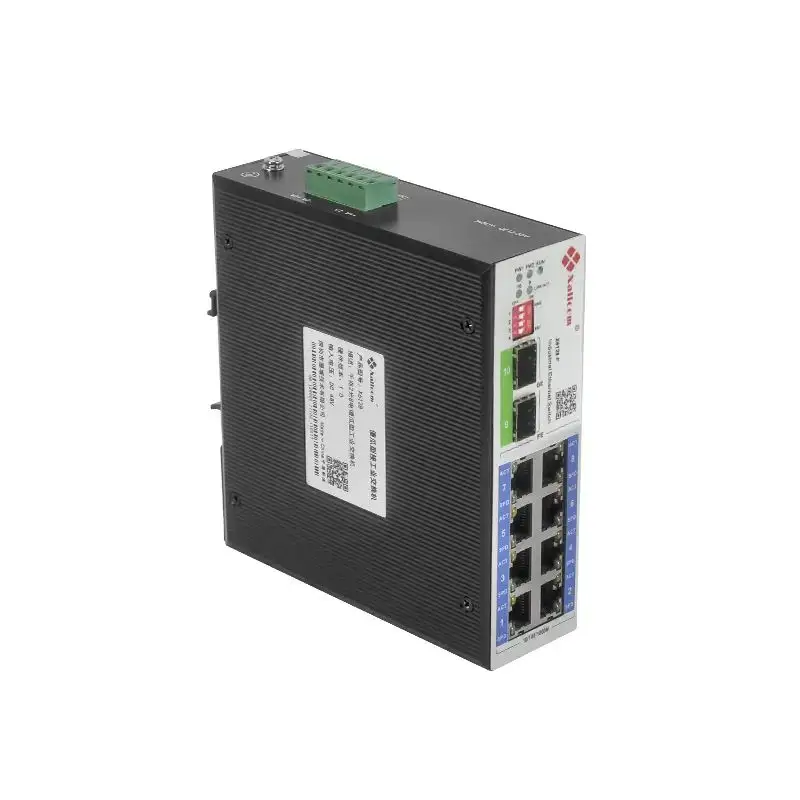 Xallcom tốt nhất IP40 nhanh Ethernet không được quản lý công nghiệp Gigabit chuyển đổi mạng