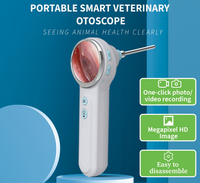 Otoscope LED vétérinaire portable pour chien et chat, dispositif de contrôle des oreilles, spéculum réutilisable, équipement de diagnostic pour clinique vétérinaire, approuvé CE