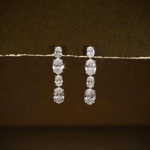Oferta Especial, Pendientes de Diamantes Cultivados en Laboratorio con Certificación IGI, VVS, con Oro de 14k, Joyería de Diamantes Minimalista para Mujer a Bajo Precio - Product Image 5