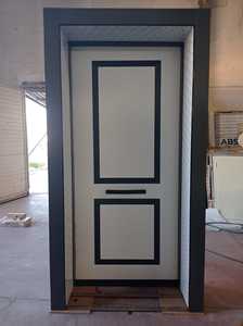 ABSDOOR RIVER Modern Steel <b>Interior</b> Entrance Door Multiple Color Options Theft Protection Thermal Sound Insulation Crystal Pull - Product Image 3