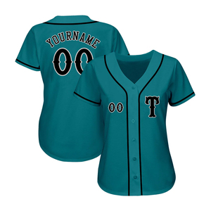 Sublimación personalizada uniformes béisbol Jersey ropa de entrenamiento Color verde universidad béisbol camisas flexibles verano desgaste camisas - Product Image 2