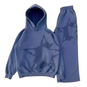 ชุดวอร์มสองชิ้นสำหรับเด็กผู้ชายชุดออกกำลังกายขนแกะเทคโนโลยีออกกำลังกายใน2025ทันสมัย - Product Image 1