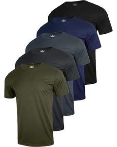 Camisetas de manga corta con cuello redondo de moda informal de algodón transpirable para hombre, cómodas, lisas, suaves y ligeras de verano - Product Image 6