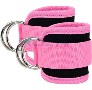 Correa de Tobillo para Levantamiento de Pesas en Gimnasio, Fabricada por OEM, para Máquina de Cable, Neopreno Transpirable, Ecológico, Ajustable y Antideslizante - Product Image 4