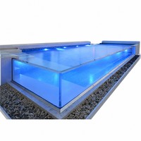Vidrio Ultra Claro para Piscinas, Vidrio Laminado Templado PVB SGP para Piscinas